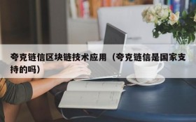 夸克链信区块链技术应用(夸克链信是国家支持的吗)