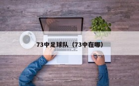 73中足球队(73中在哪)