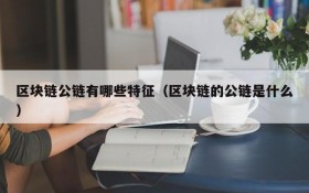 区块链公链有哪些特征（区块链的公链是什么）