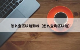 怎么查区块链游戏（怎么查询区块链）