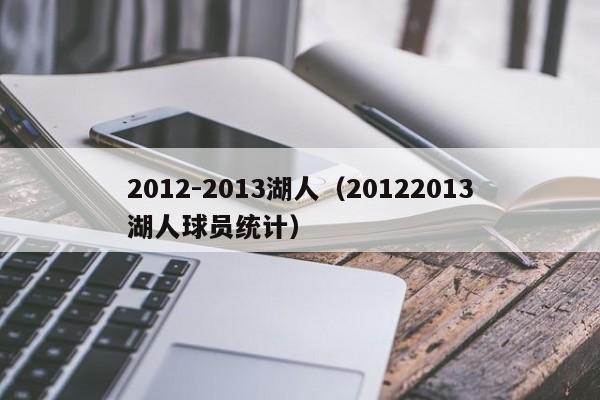 2012-2013湖人（20122013湖人球員統計）