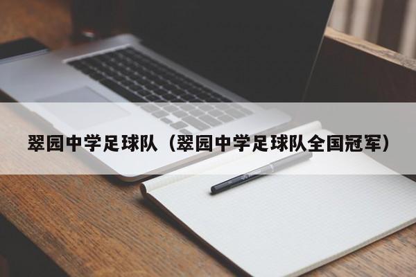 翠园中学足球队（翠园中学足球队全国冠军）